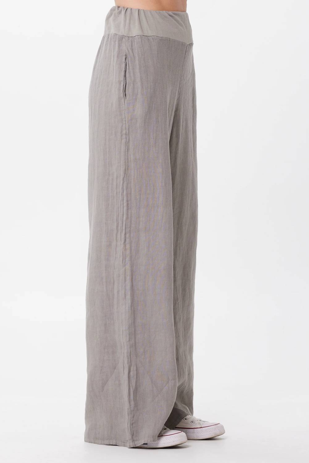Suzy D - Sultan Linen Palazzo Pants