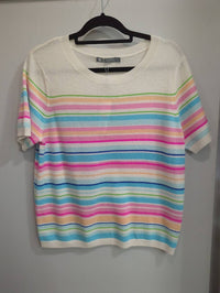 Incashmere - Women's Short Sleeve Sweater