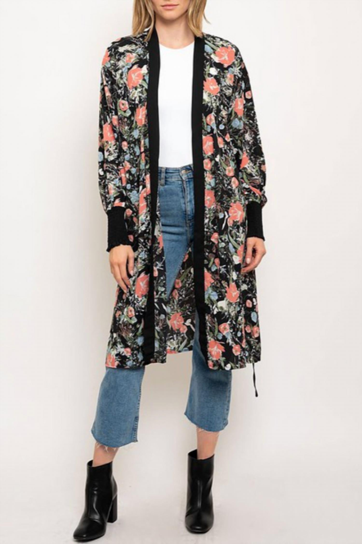 Hers & Mine - Floral Cardigan