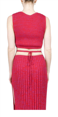 Christopher Esber - Sleeveless Knit Tie Crop