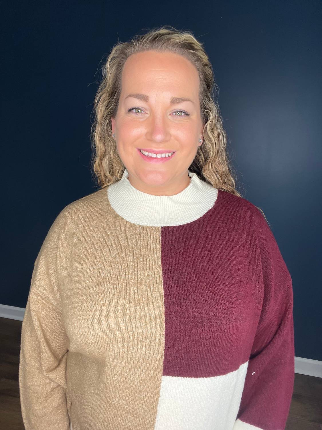 Blu Pepper - Color Block Sweater