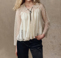 The Great. - The Keepsake Lace Collared Top