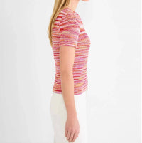 Nic + Zoe - Space Dye Short Sleeve Tee
