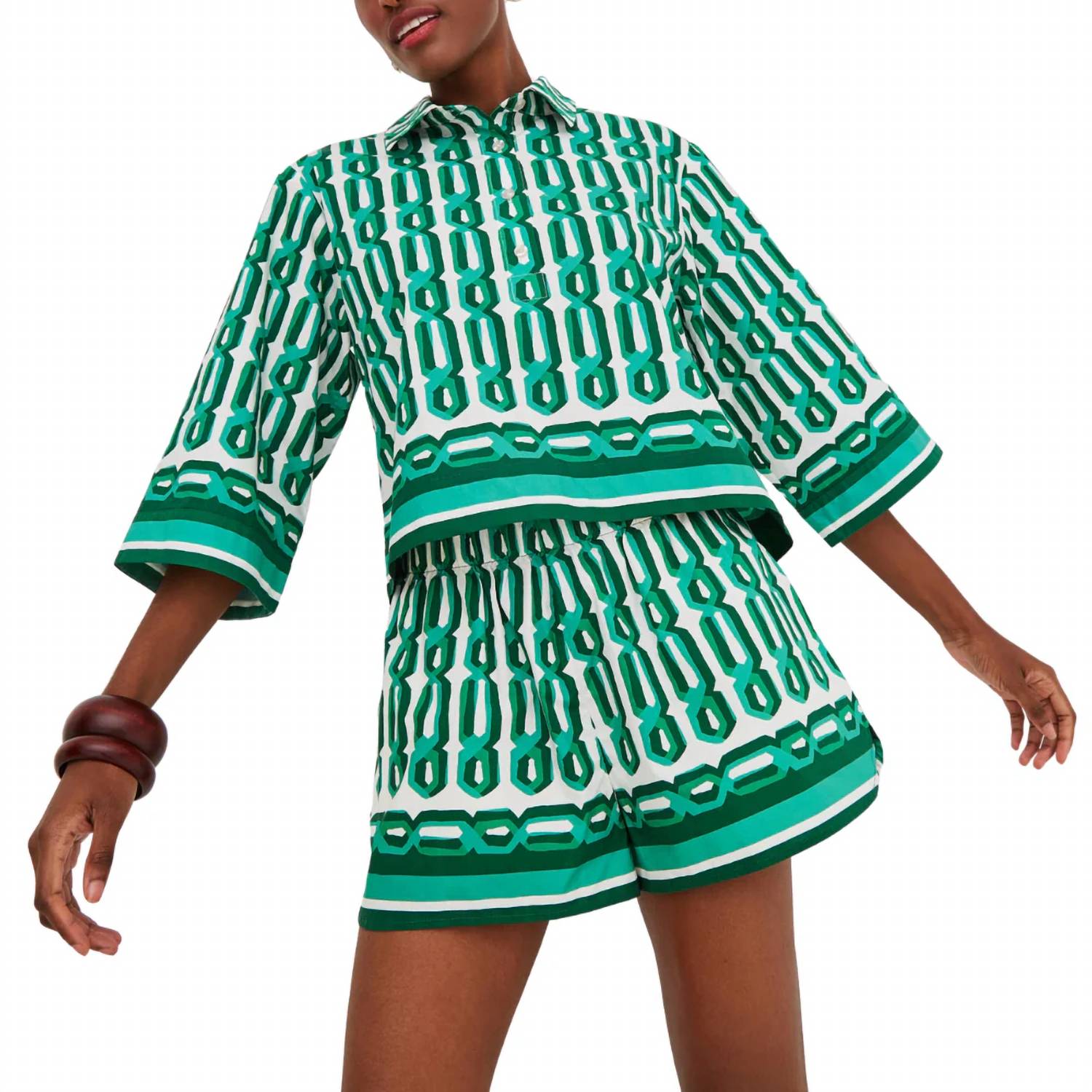 Cara Cara - Erica Geometric Print Shirt