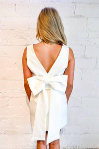 Endless Rose - Ivory Knot Mini Dress