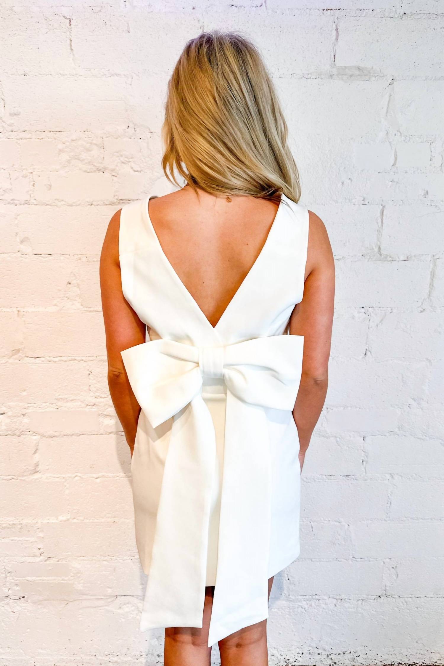 Endless Rose - Ivory Knot Mini Dress