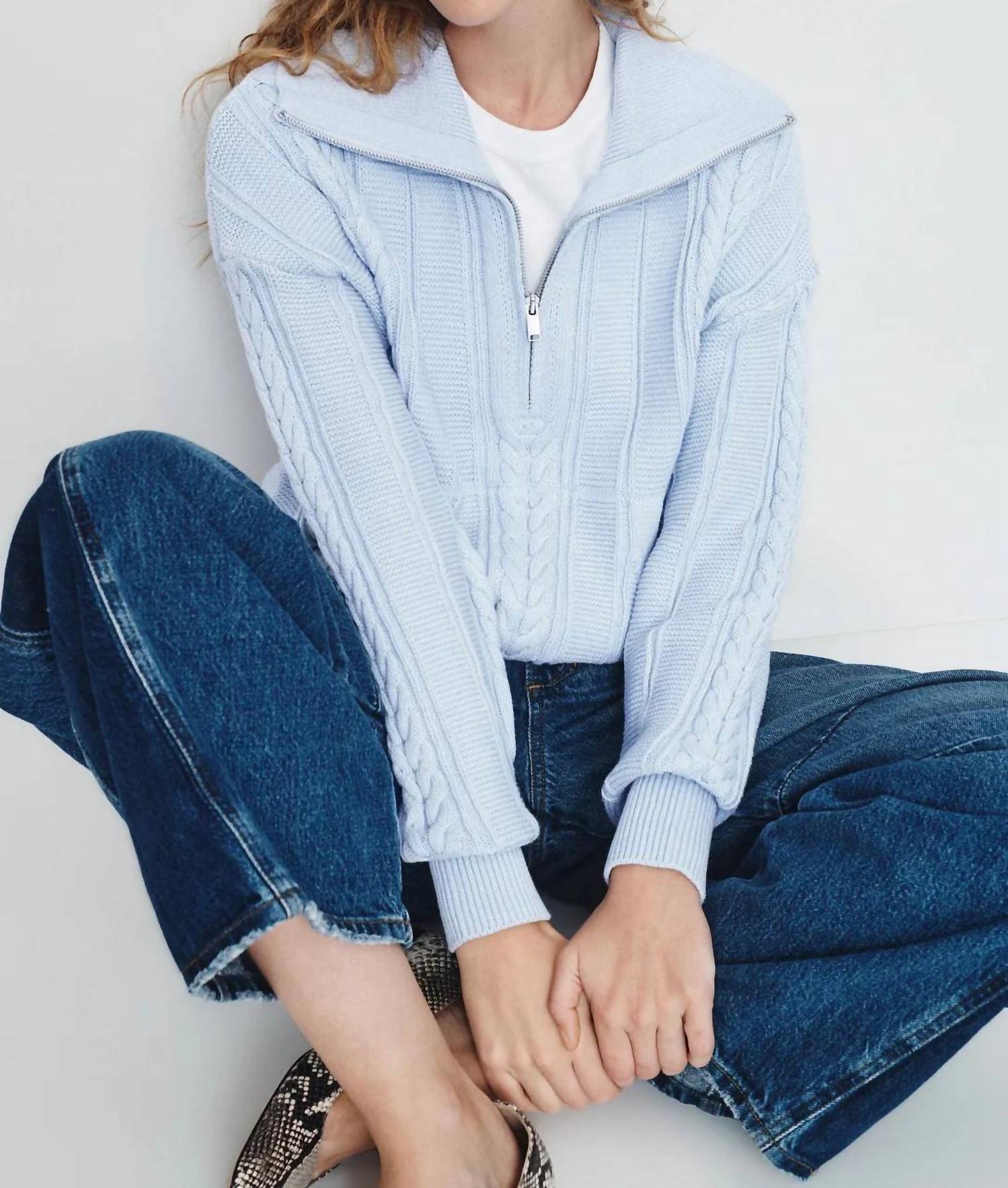 Fifteen Twenty - Karin Half Zip Sweater