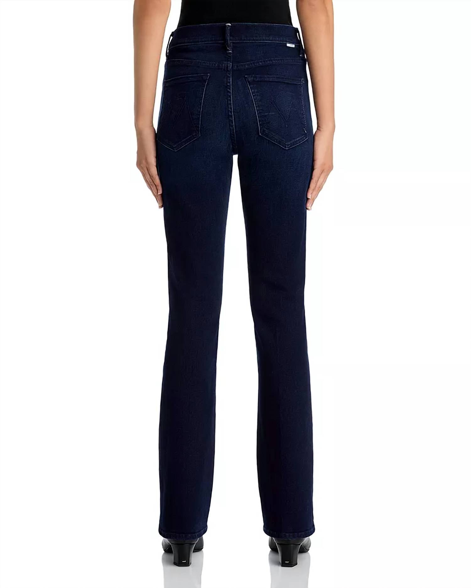 Mother Mid Rise Smokin Skimp Jeans in karaoke in kyoto 2 - women's jeans - detail view