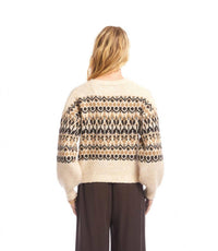 Karen Kane - Jacquard Cardigan Sweater