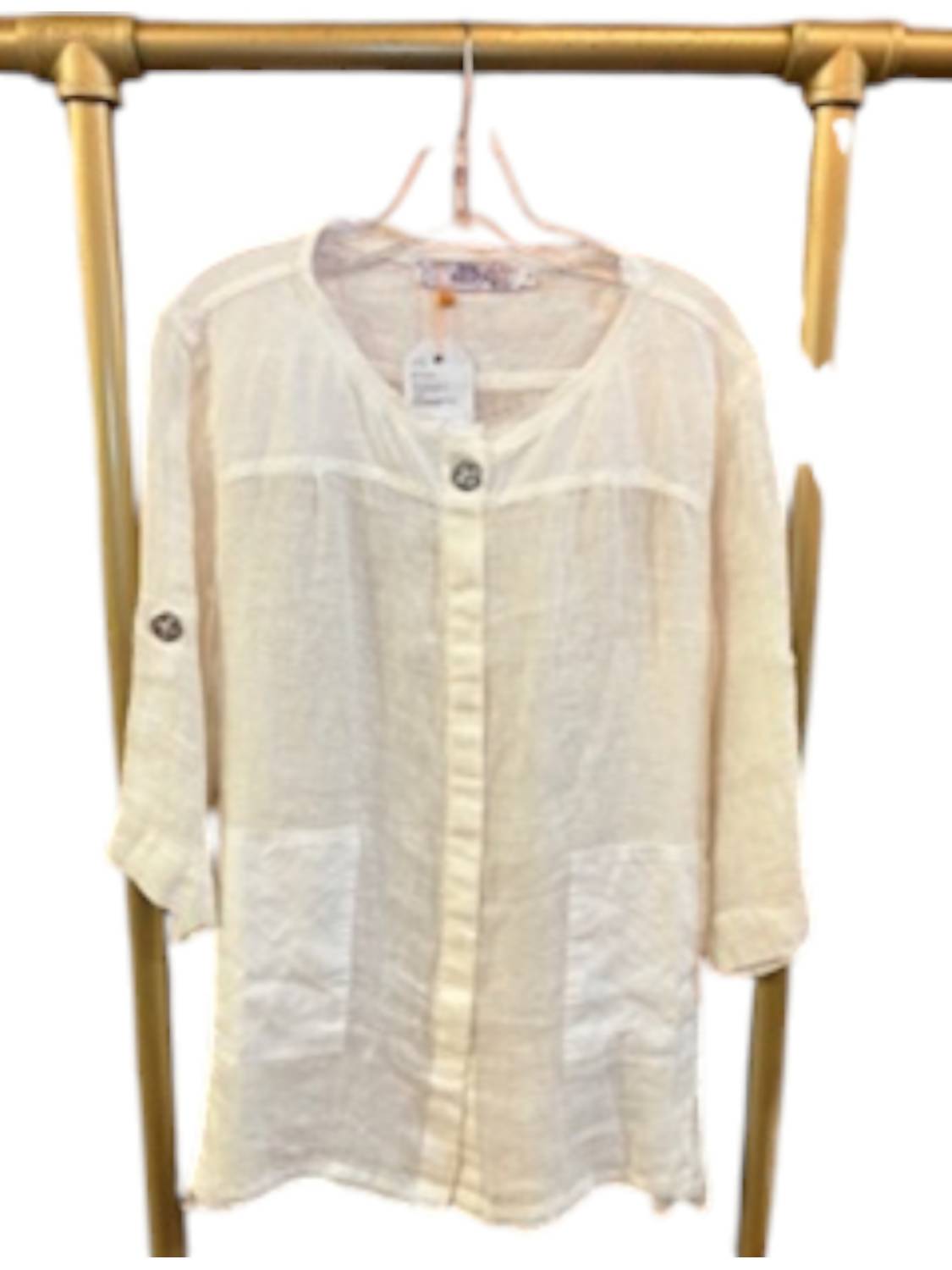 Ab Nahlik - Women's Natrual Linen Blouse