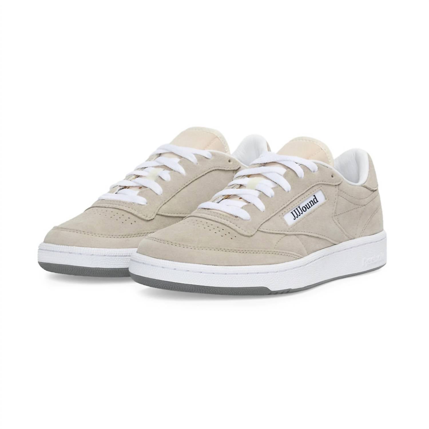 Reebok Men's Club C Jound Suede Low Top Sneakers in cream - men's sneaker