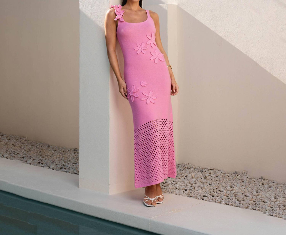 Able - Liliann Applique Maxi Dress