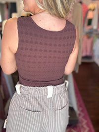 Nikibiki - Double Layered Lace Tank Top