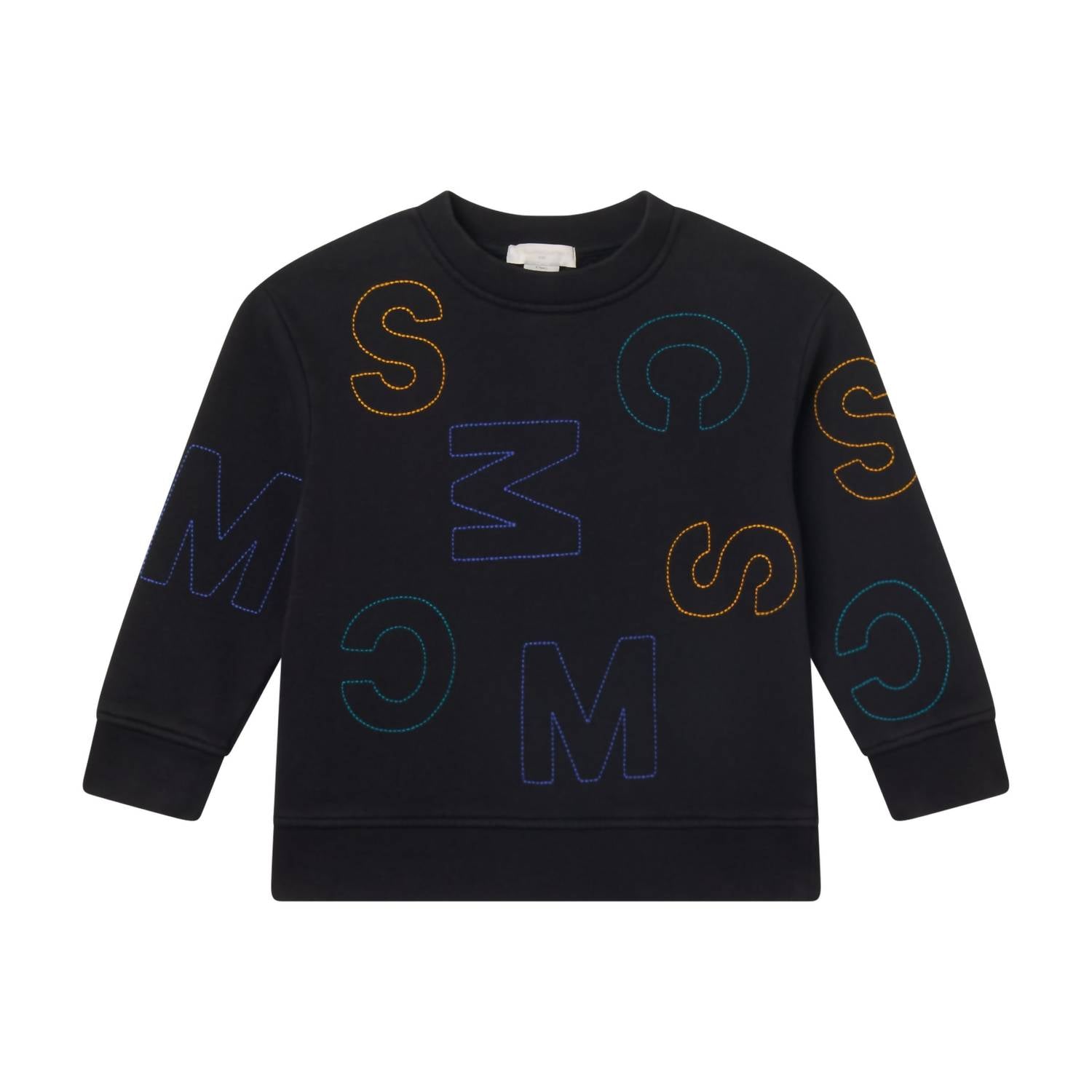 Stella Mccartney - Boys Sweatshirt With Smc Embroidery