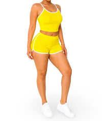 Jnk - Wanted Matching Dolphin Trim Short Set
