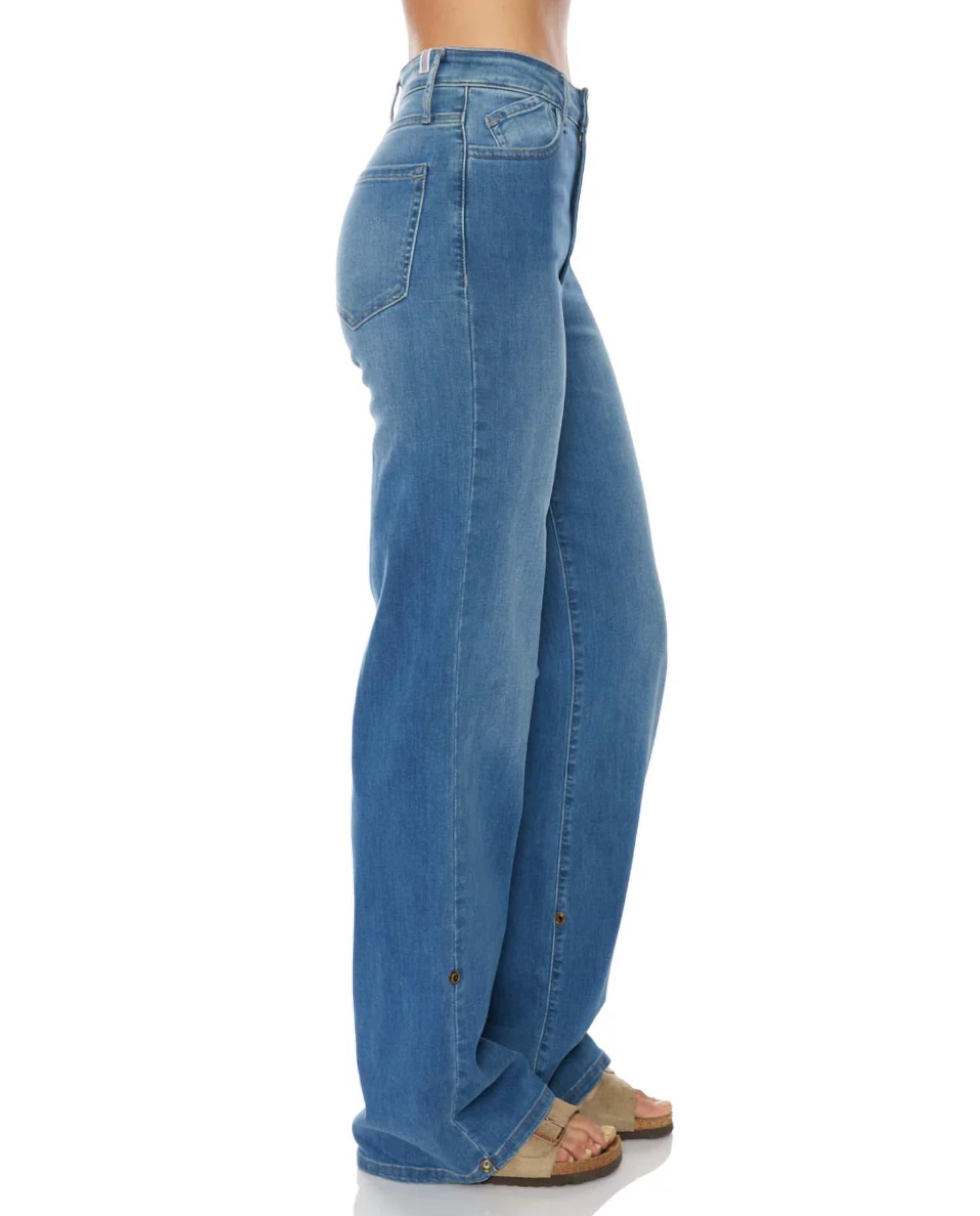 Morrison Denim - Cuffed Wide Leg Jeans