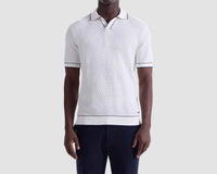 Bugatchi Uomo - Diamond Cable Polo Sweater