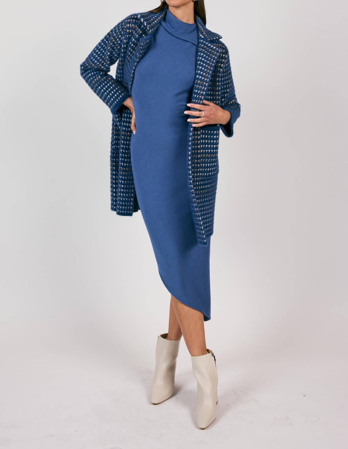 Sage The Label - Marceau Houndstooth Coat
