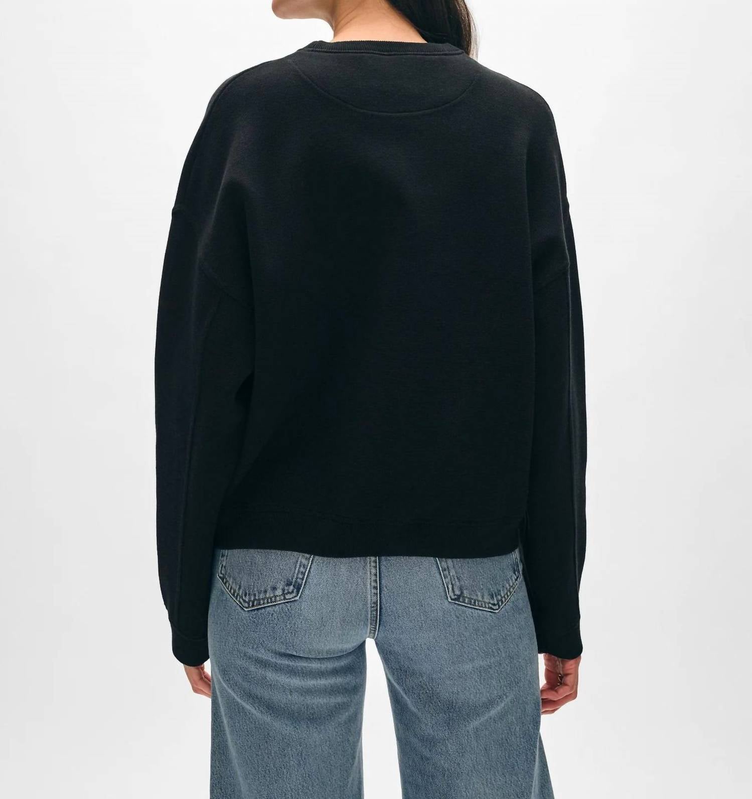 White + Warren - Superfine Organic Cotton Easy Sweatshirt