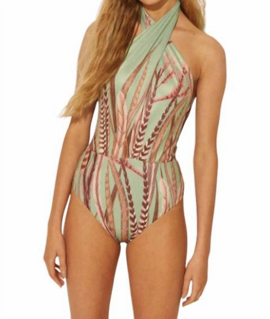 S-Mode - Traful Cross Front One-Piece Swimsuit