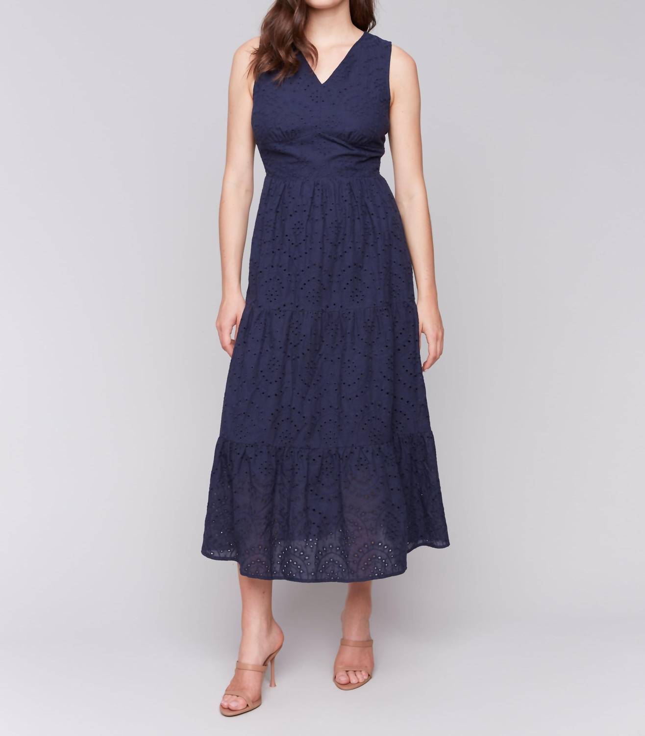 Charlie B - Lined Eyelet Dress