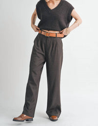 Sage The Label - Peyton Oversized V Neck Sweater Vest