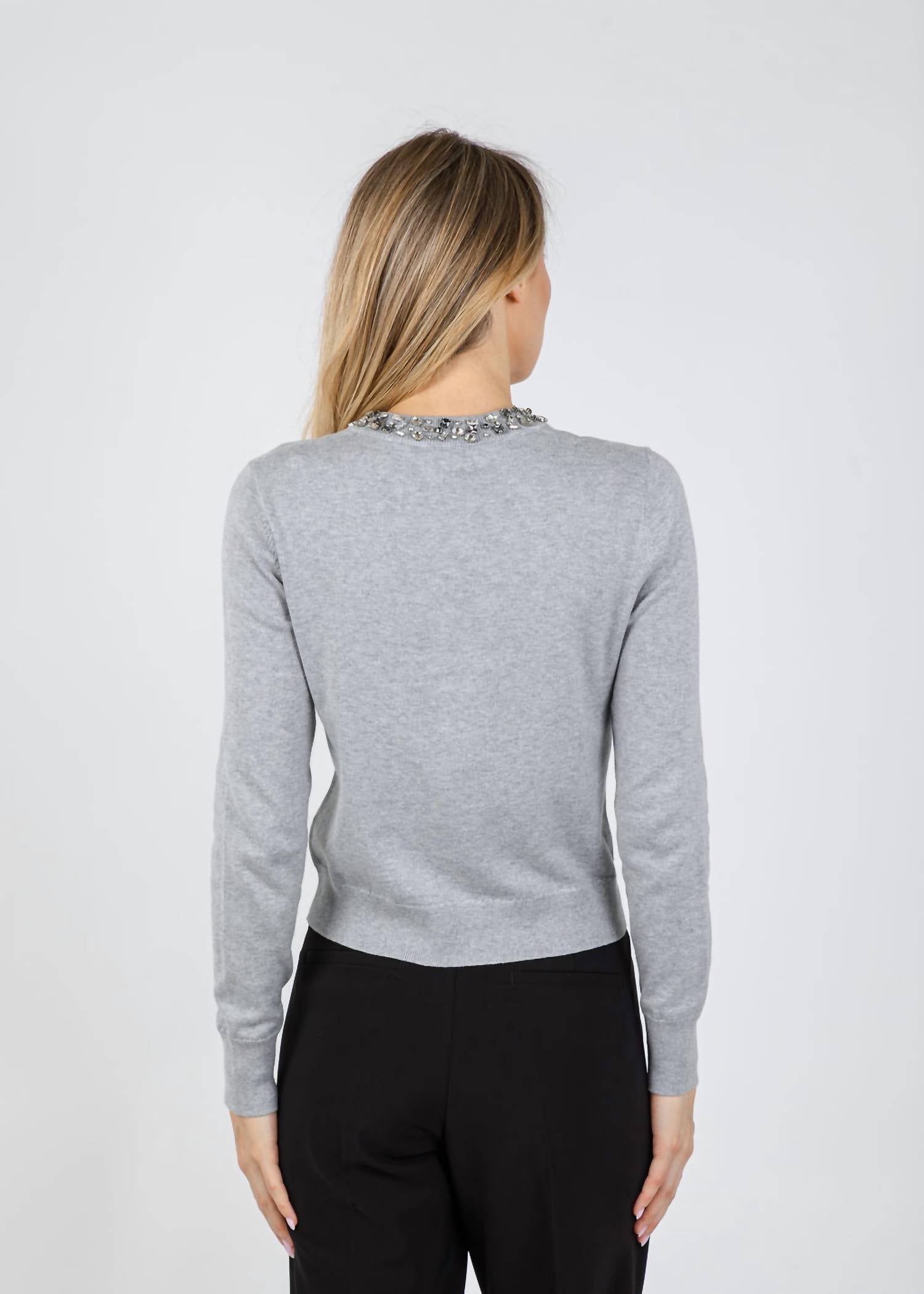 J. Society - Bella Jewel Neck Cardigan