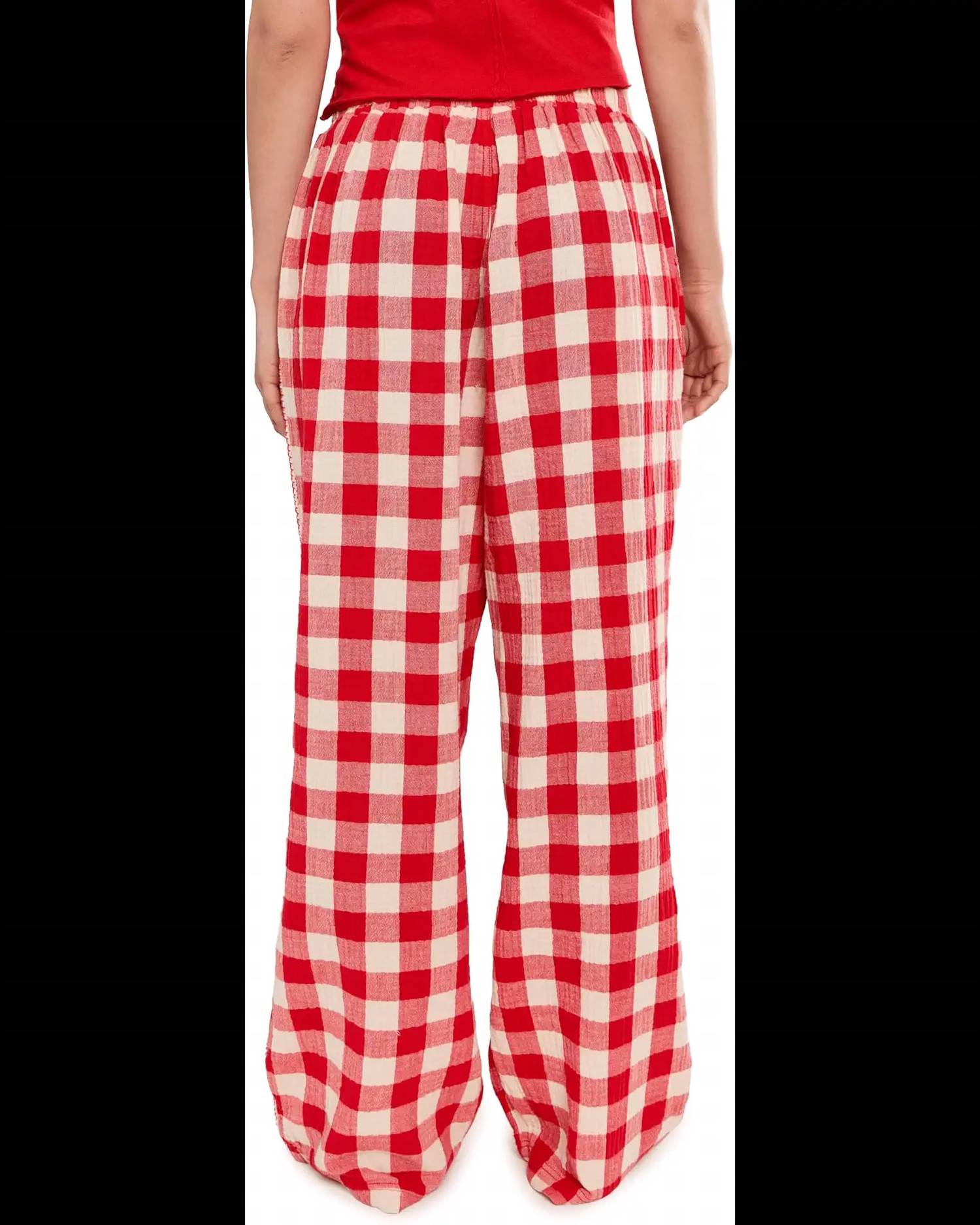 Free People Be Mine Pant in red - women's pants - view 5