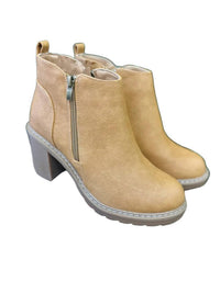 Corkys Footwear Women's Rocky Top Bootie Shoe in camel - women's shoe