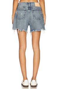 Moussy Ludlow No Belt Shorts in light blue - women's shorts - view 4