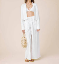 Splendid - Mallory Poplin Button Down Top