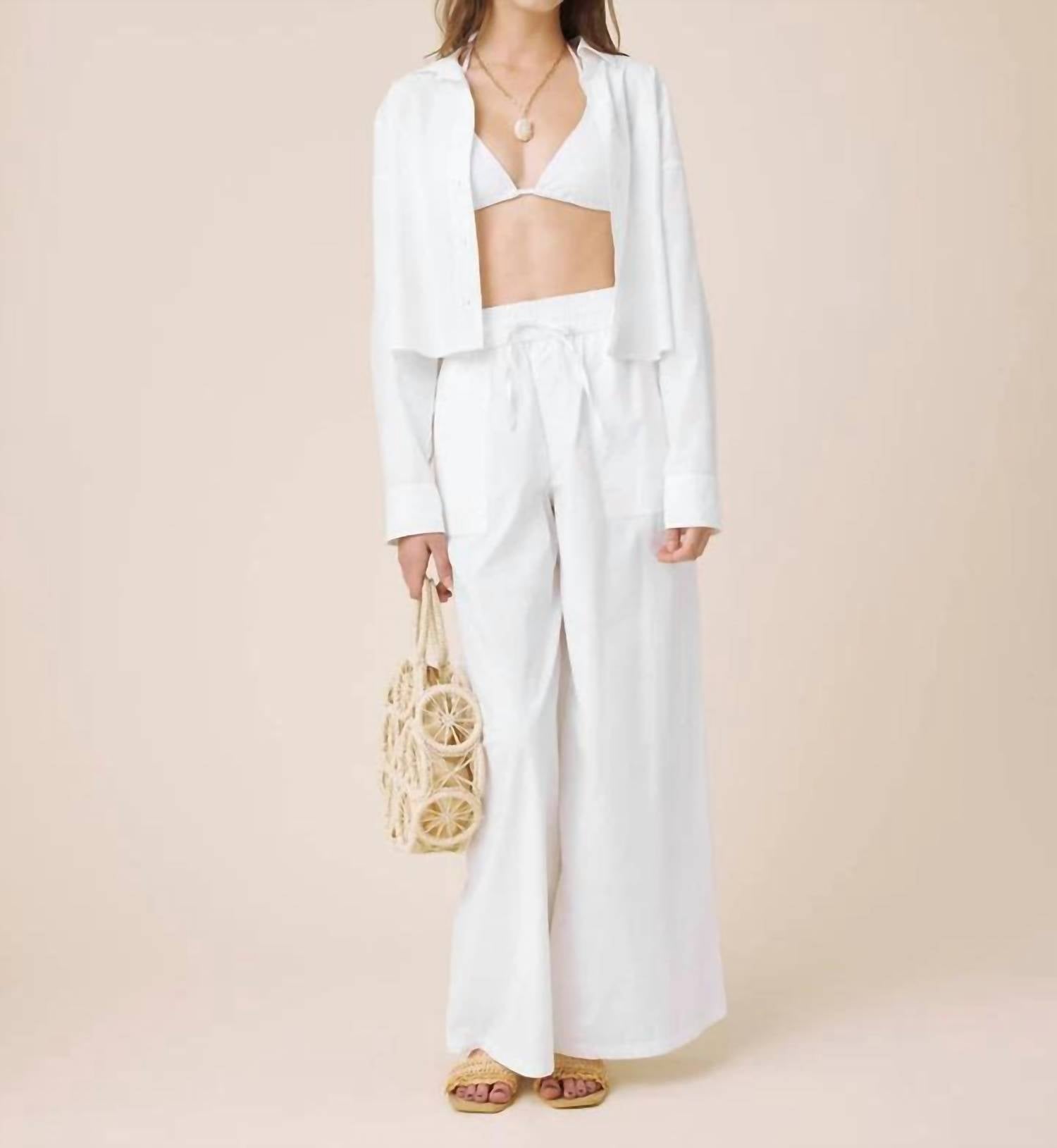 Splendid - Mallory Poplin Button Down Top