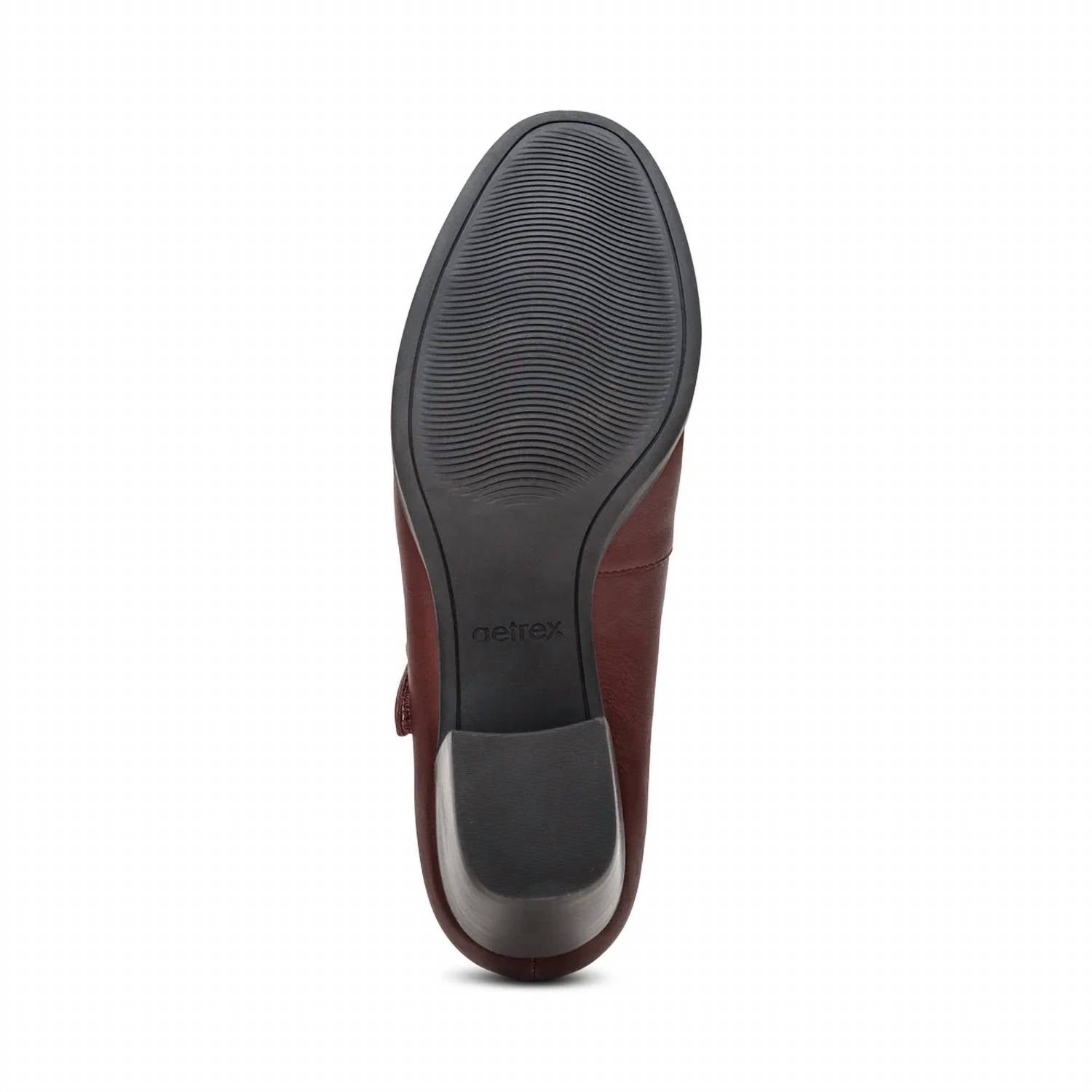 Aetrex Women's Sara Pump Heels in burgundy - women's heels - view 6