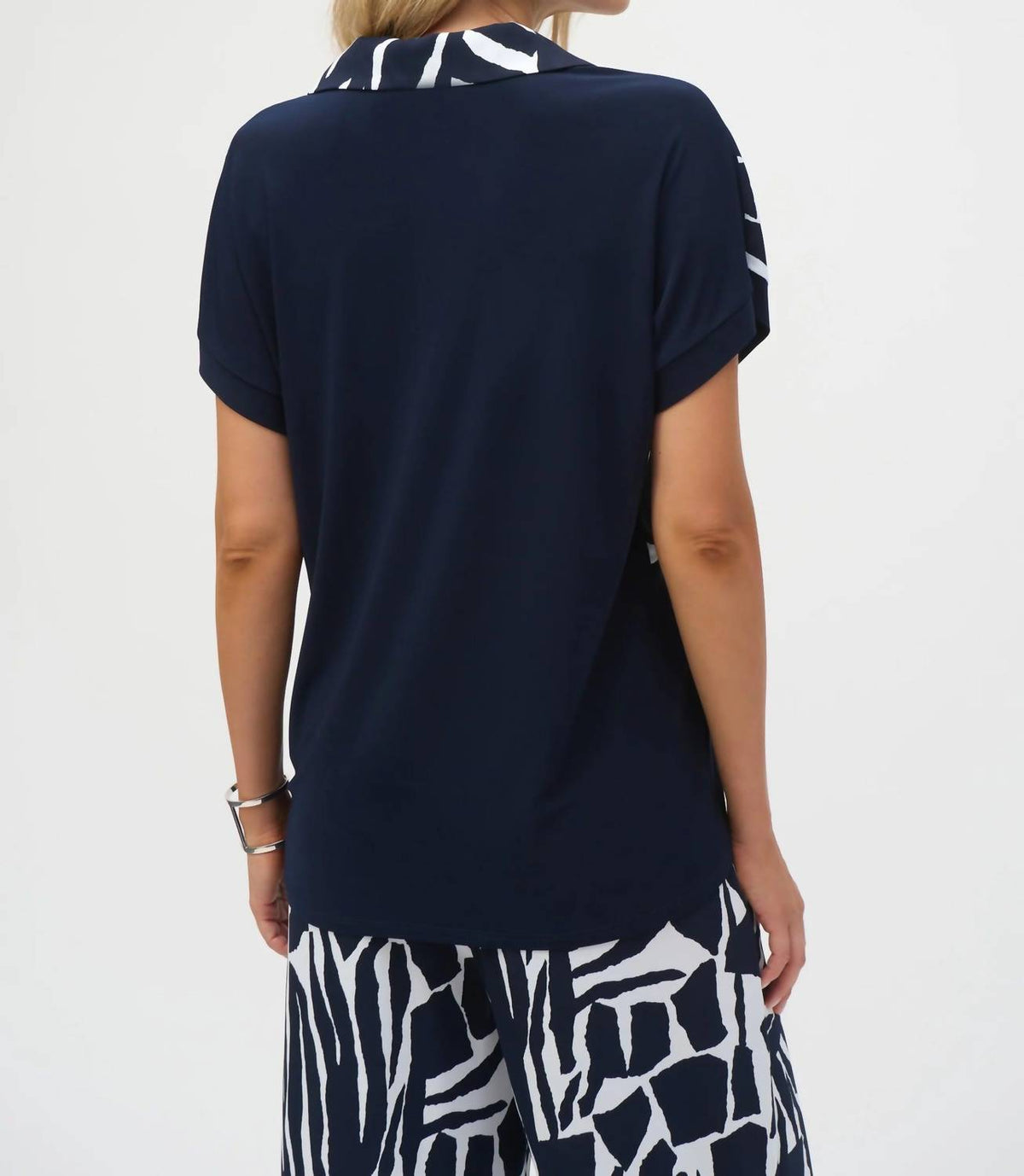 Joseph Ribkoff - Abstract Print Boxy Top