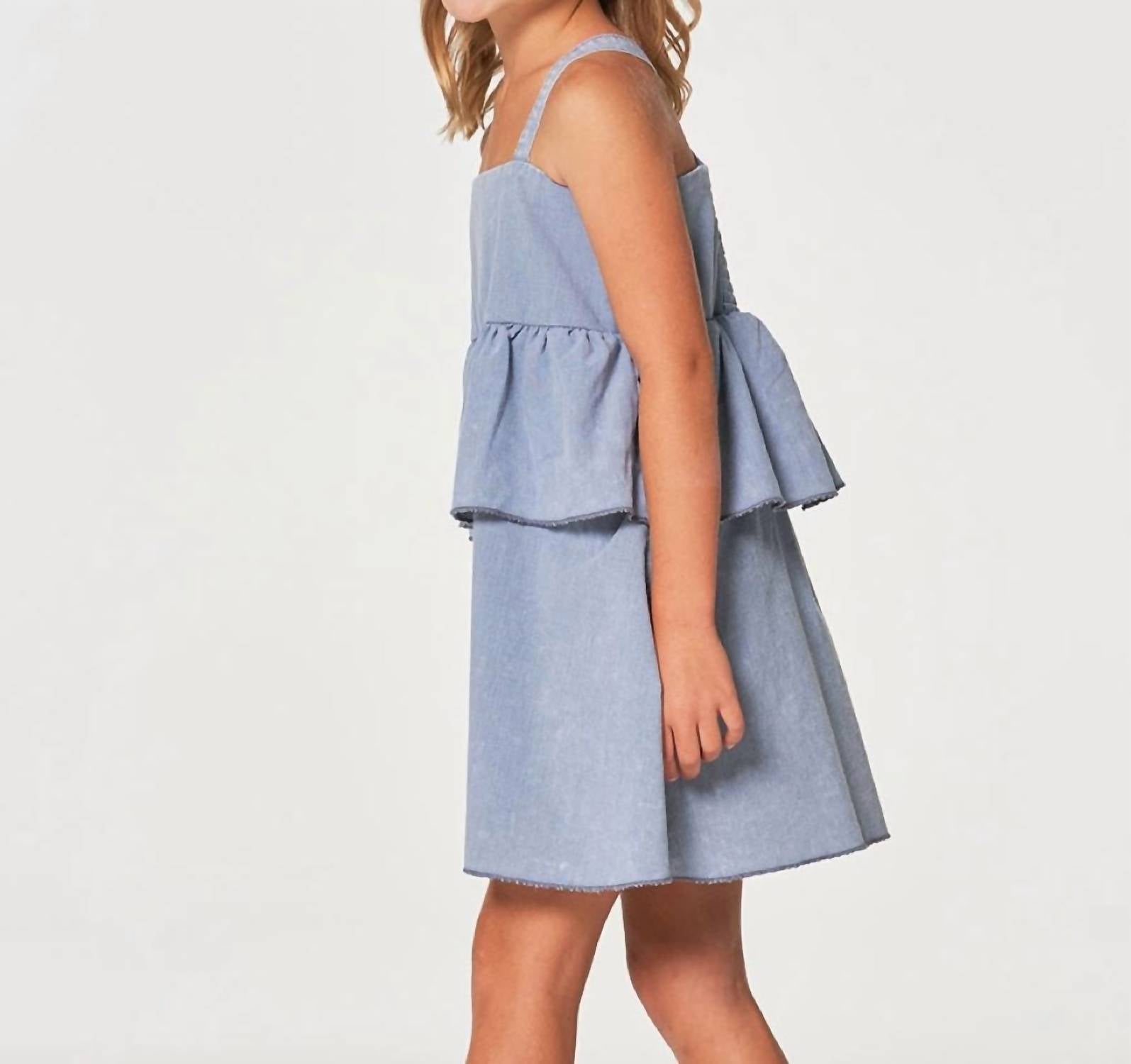 Chaser - Girls' Coastal Cloth Flouncy Sundress