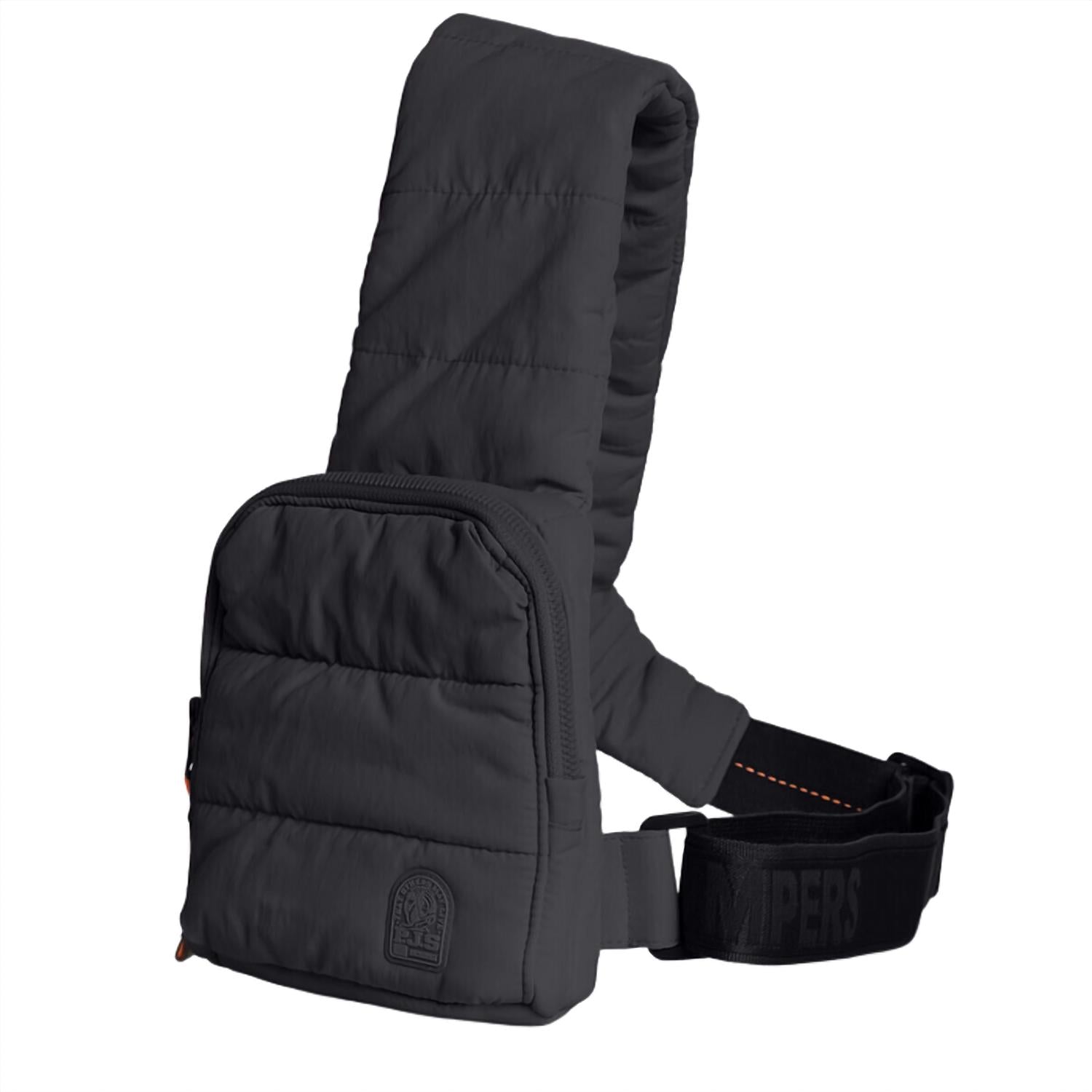 PARAJUMPERS Women's One Shoulder Puffer Bag in black - women's bag - detail view