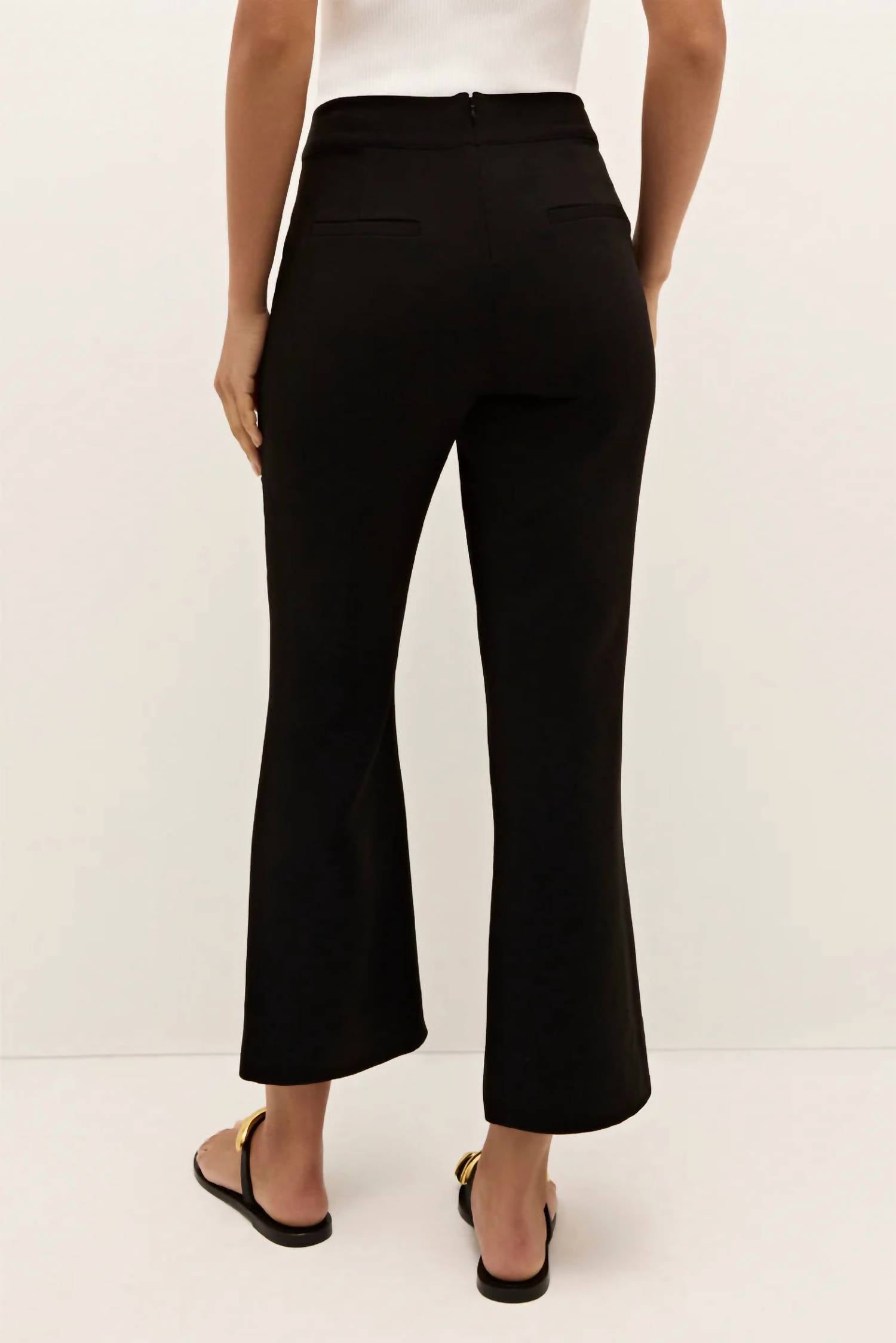 Marie Oliver Mia Pant in black - women's pants - detail view