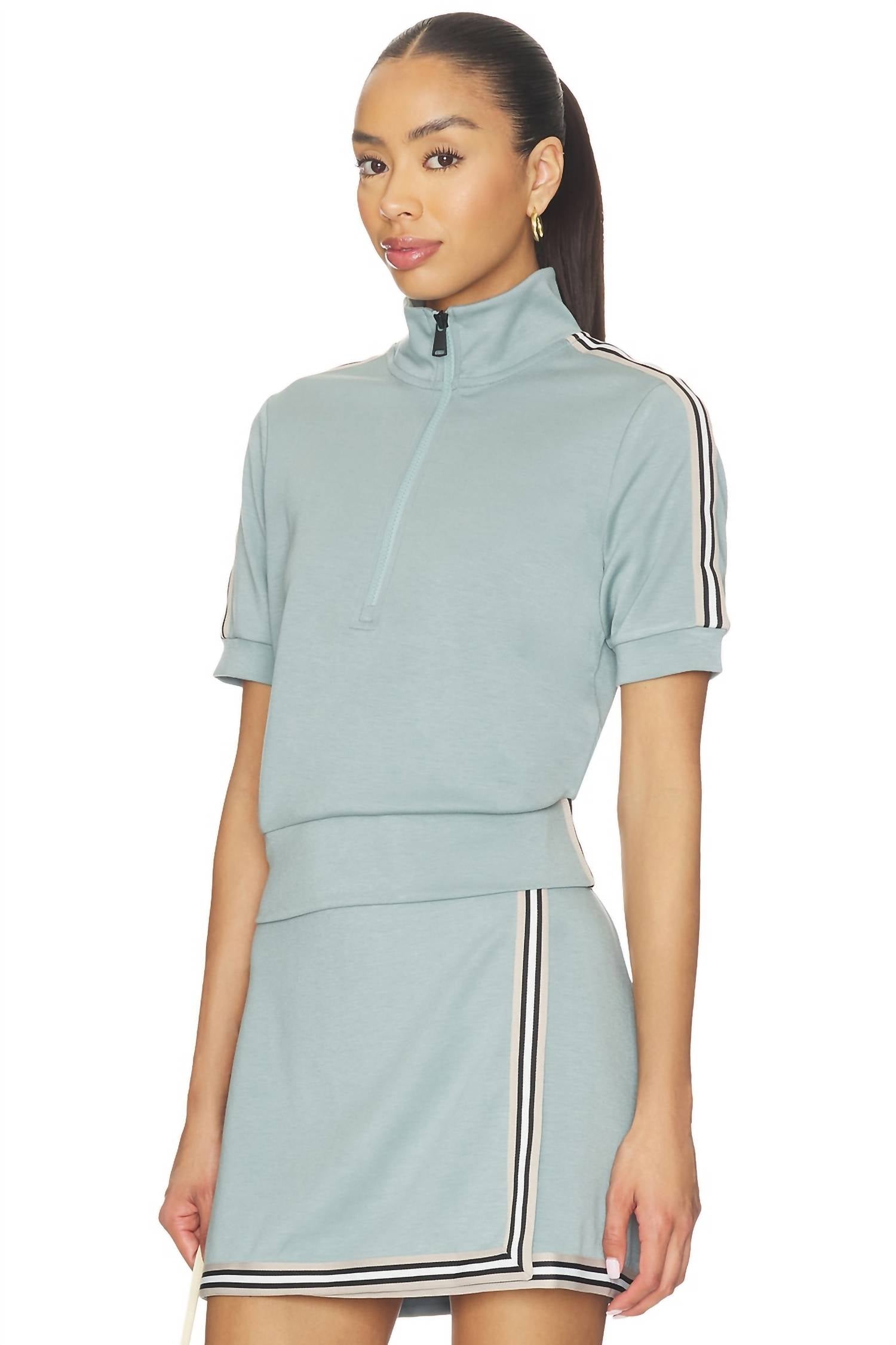 Alp N Rock - Amari Half Zip Mock Neck And Eloise Mini Skirt Set