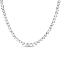 Diana M Jewels - Women's Round Lab-Grown Diamond Pendant Necklace (20.00 Ct) - Signature
