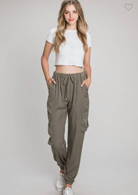 Allie Rose - Lilah Soft Cargo Joggers