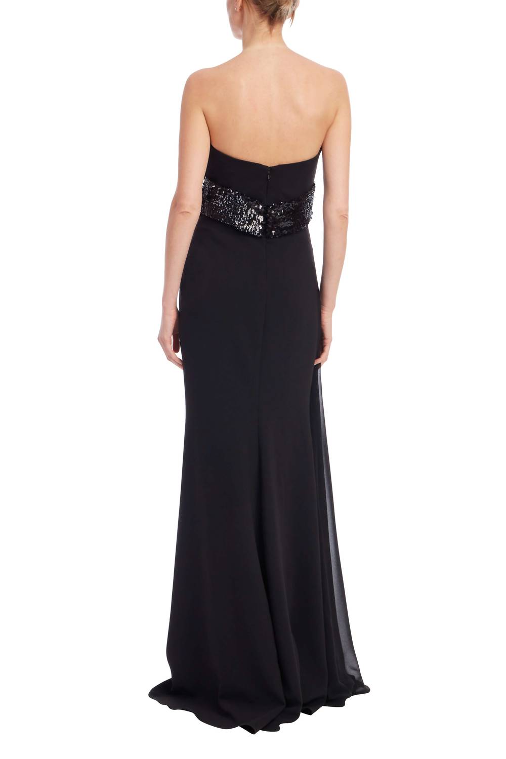 Badgley Mischka - Strapless Sequin Gown
