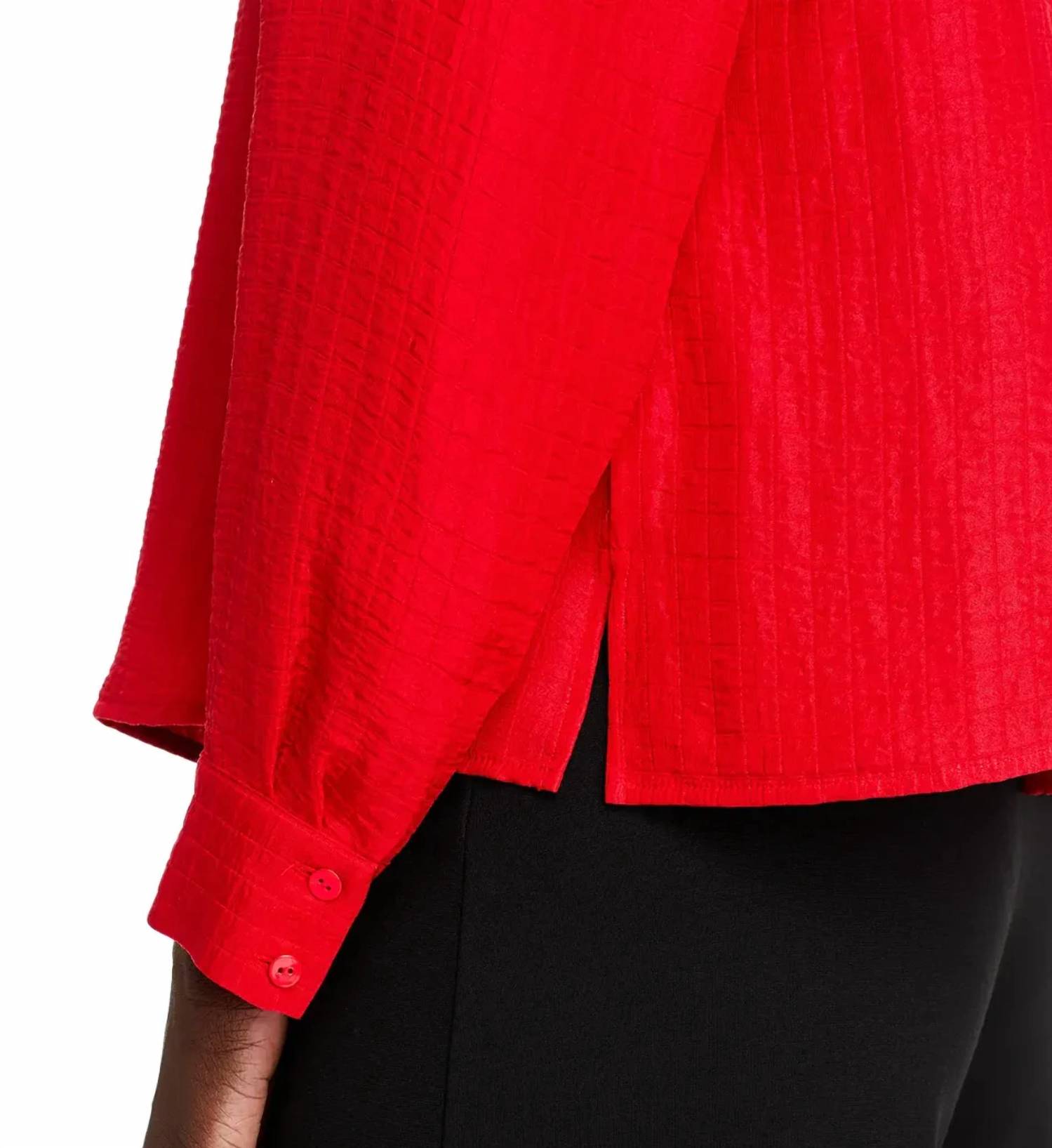 Eileen Fisher - Mandarin Collar Top