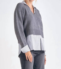 Elan - Long Sleeve Sweater Shirt