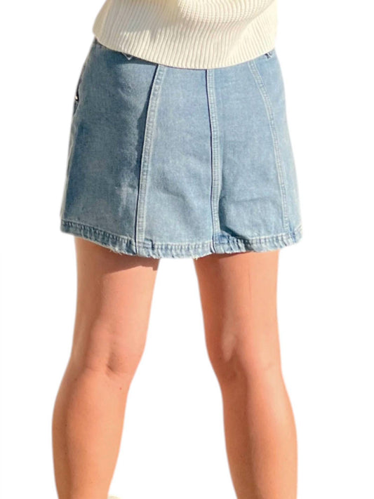 Eesome - All Too Well Denim Mini Skirt