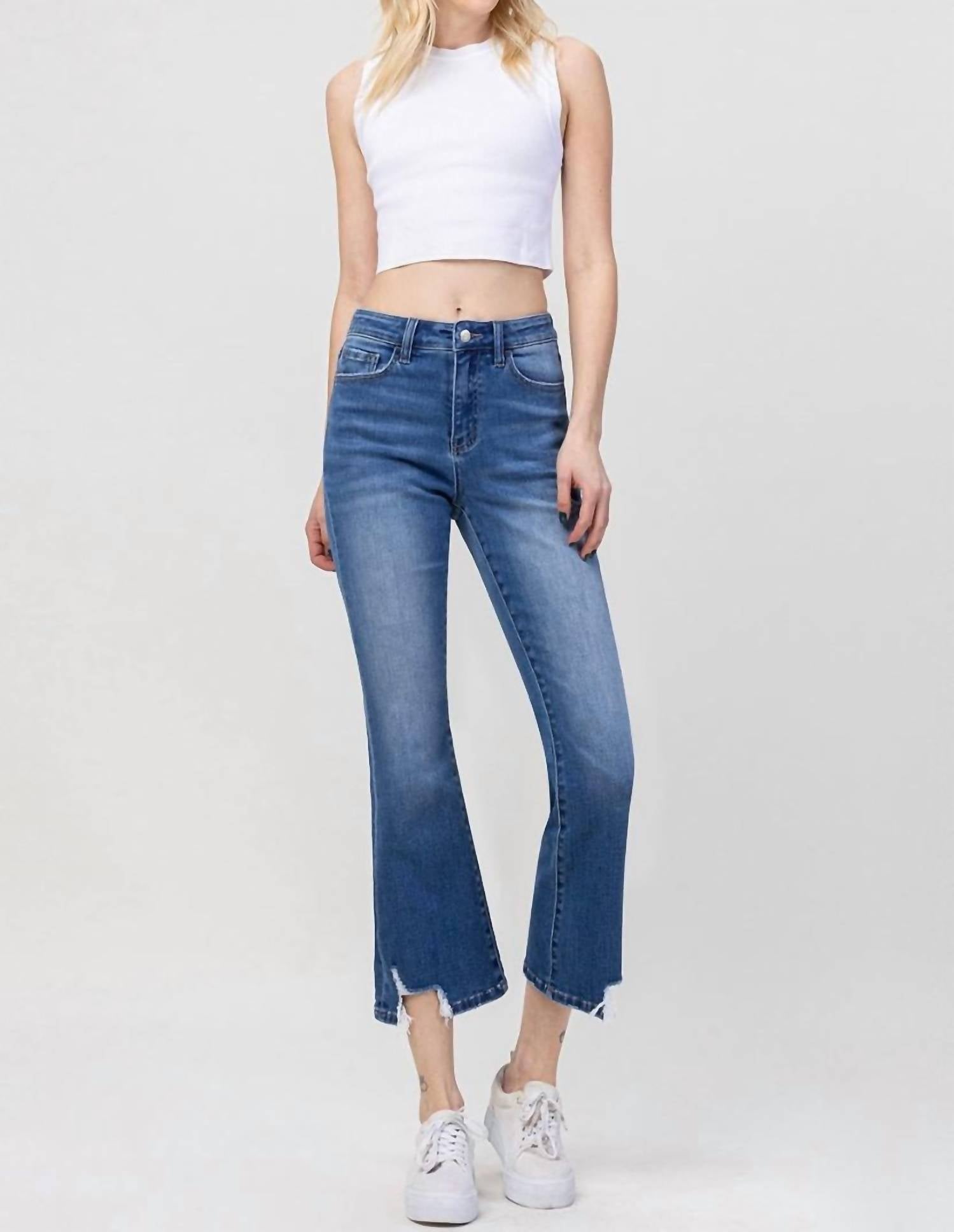 Vervet By Flying Monkey - Tribeca Kick Flare Jeans