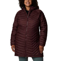 Columbia Powder Lite Mid Quilted Hooded Puffer Jacket in malbec - women's jacket - view 6