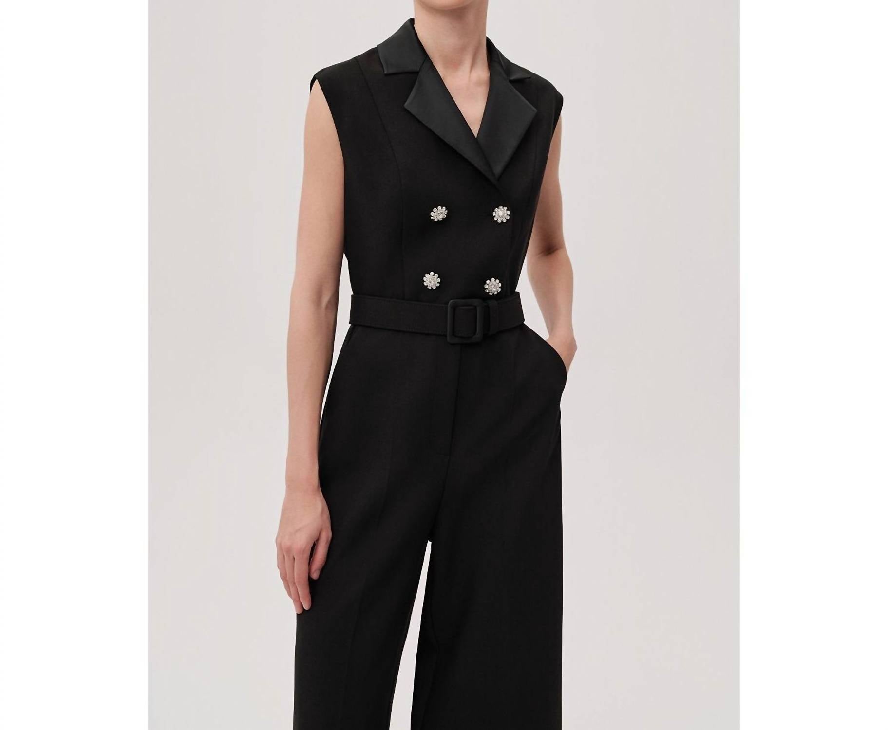 Exquise - Onyx Sleeveless Jumpsuit