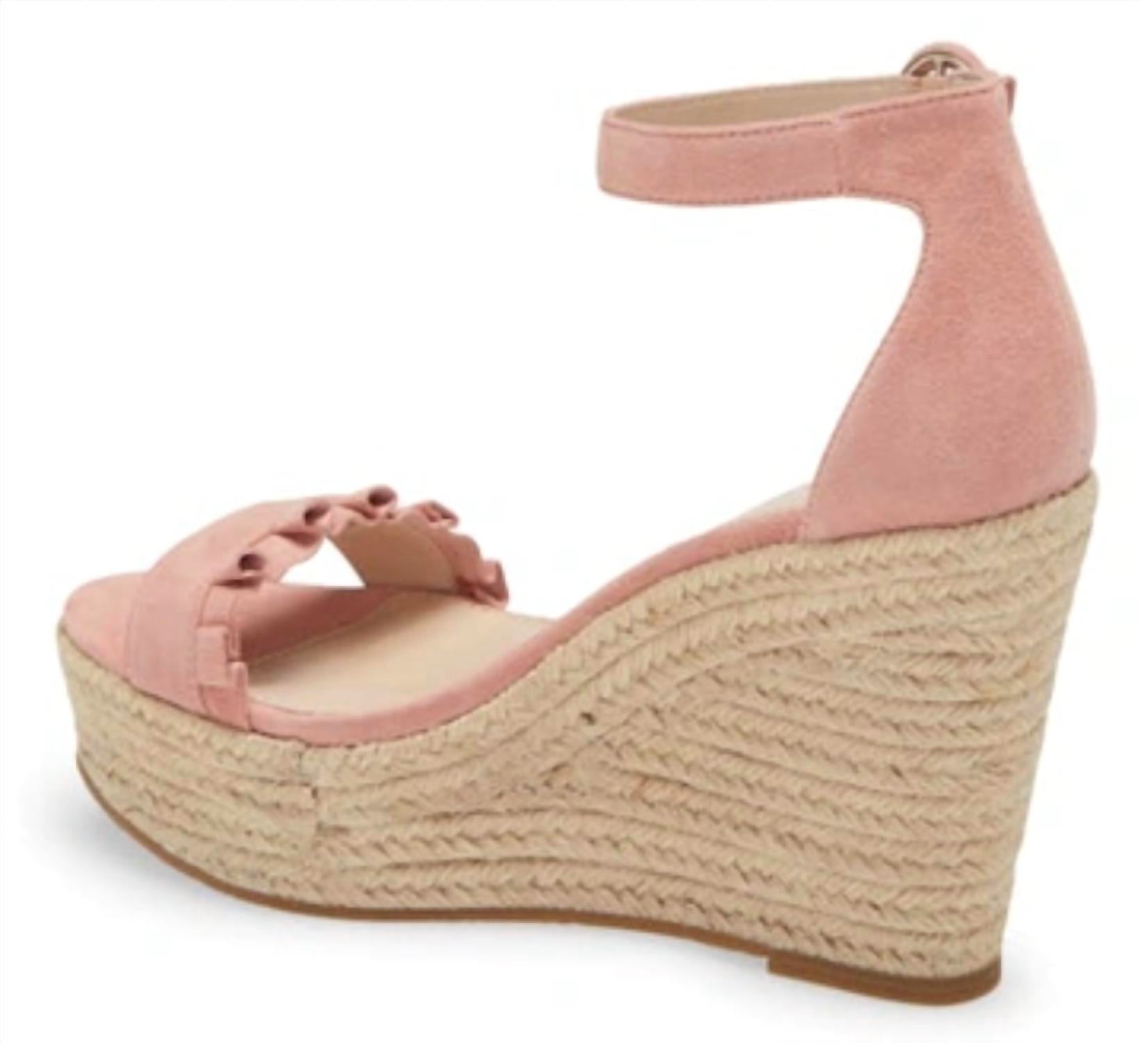 PELLE MODA Women's Rosana Wedges in peony - women's shoe - detail view