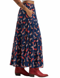 Wrangler - Patriotic Boots Maxi Skirt
