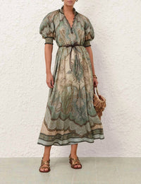 Zimmermann - Wanderlust Billow Midi Dress